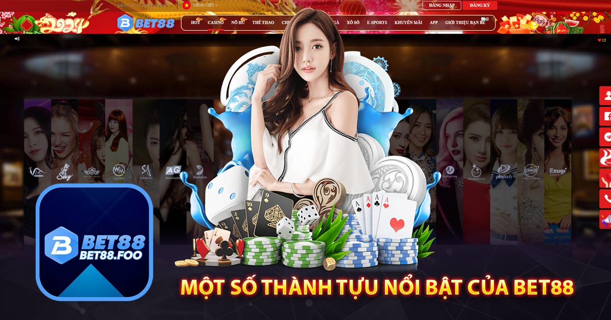 Một số thành tựu nổi bật của Bet88